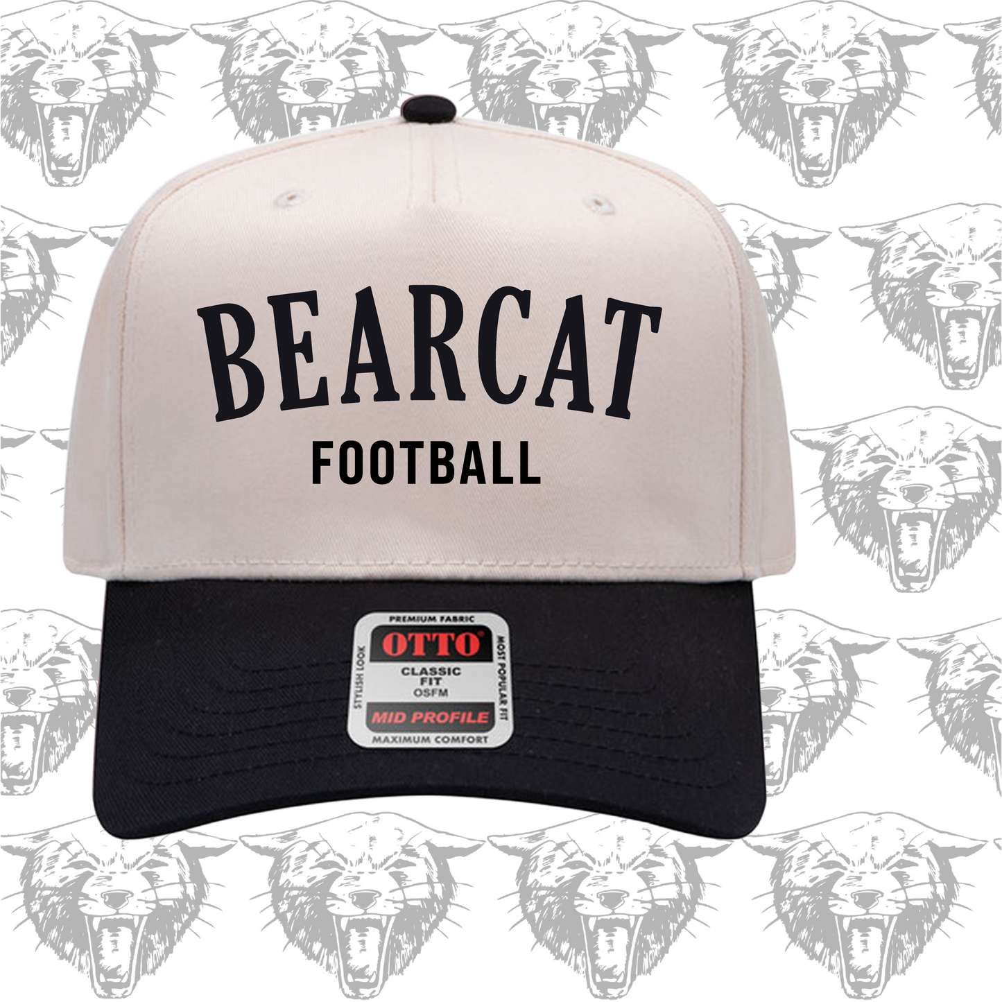 SPIRIT WEAR - Embroidered Bearcat Football