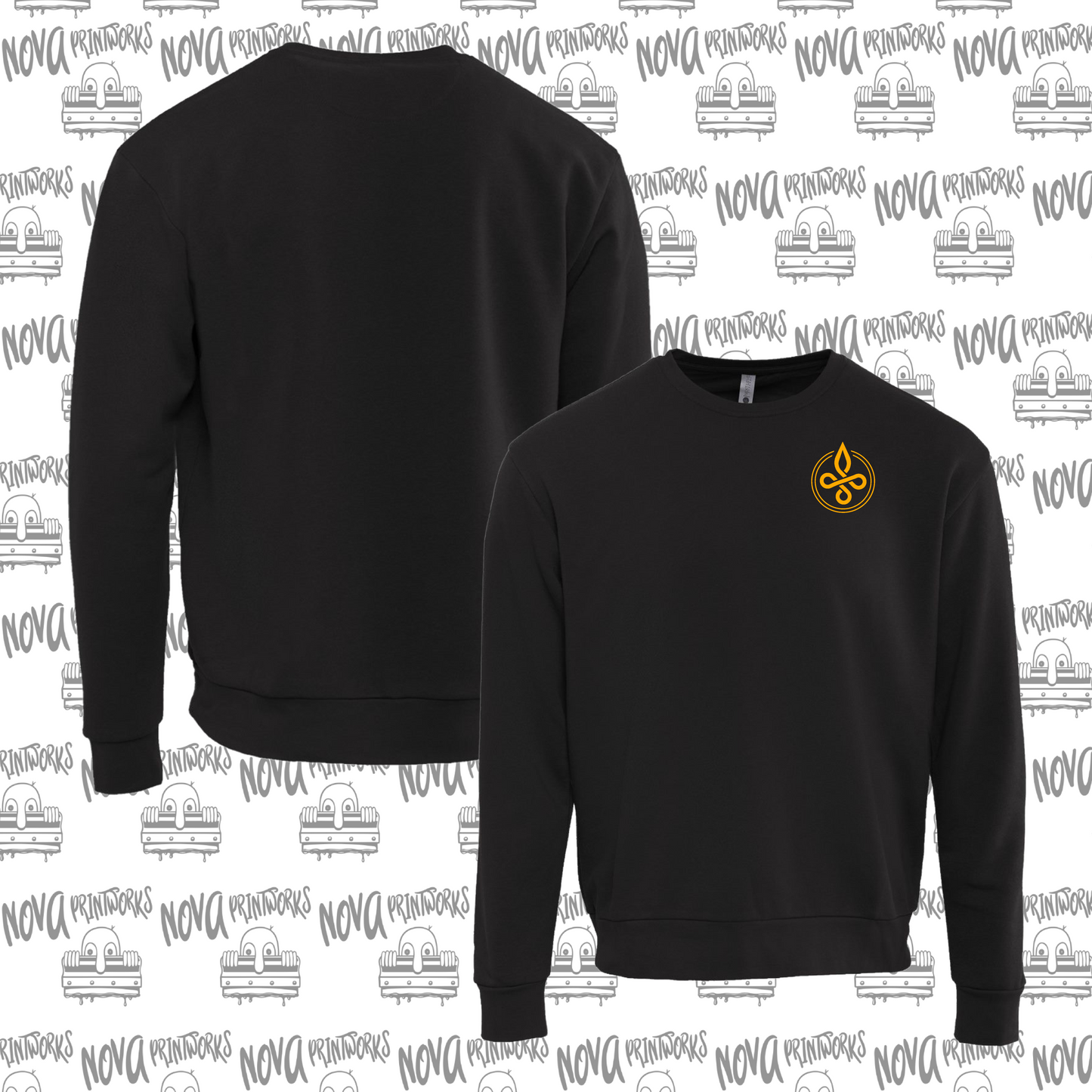 PRCC Black Crewneck Sweatshirt