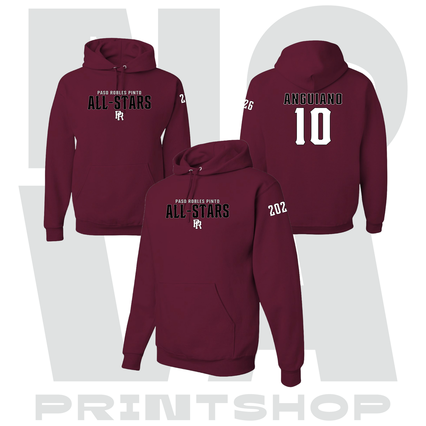 Pinto All-Stars Player Hoodie