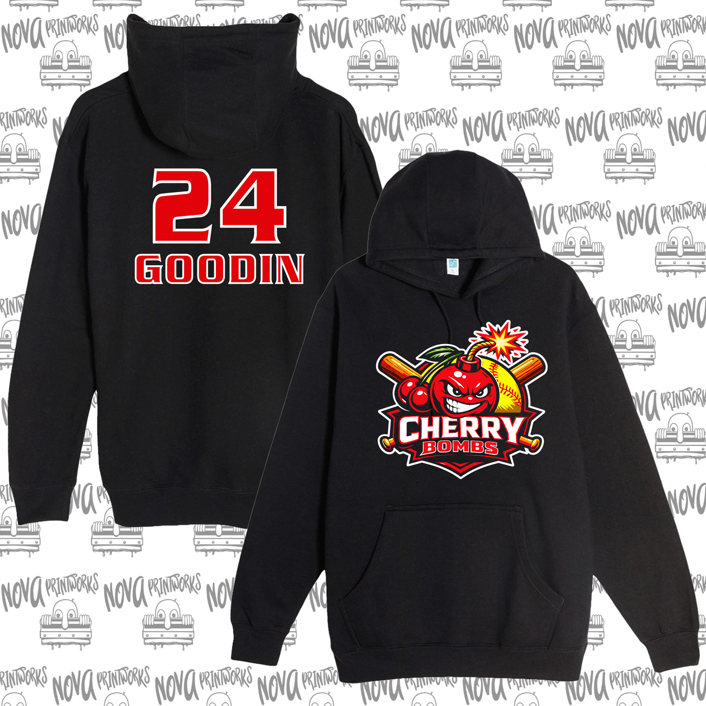 Cherry Bomb Team Hoodie
