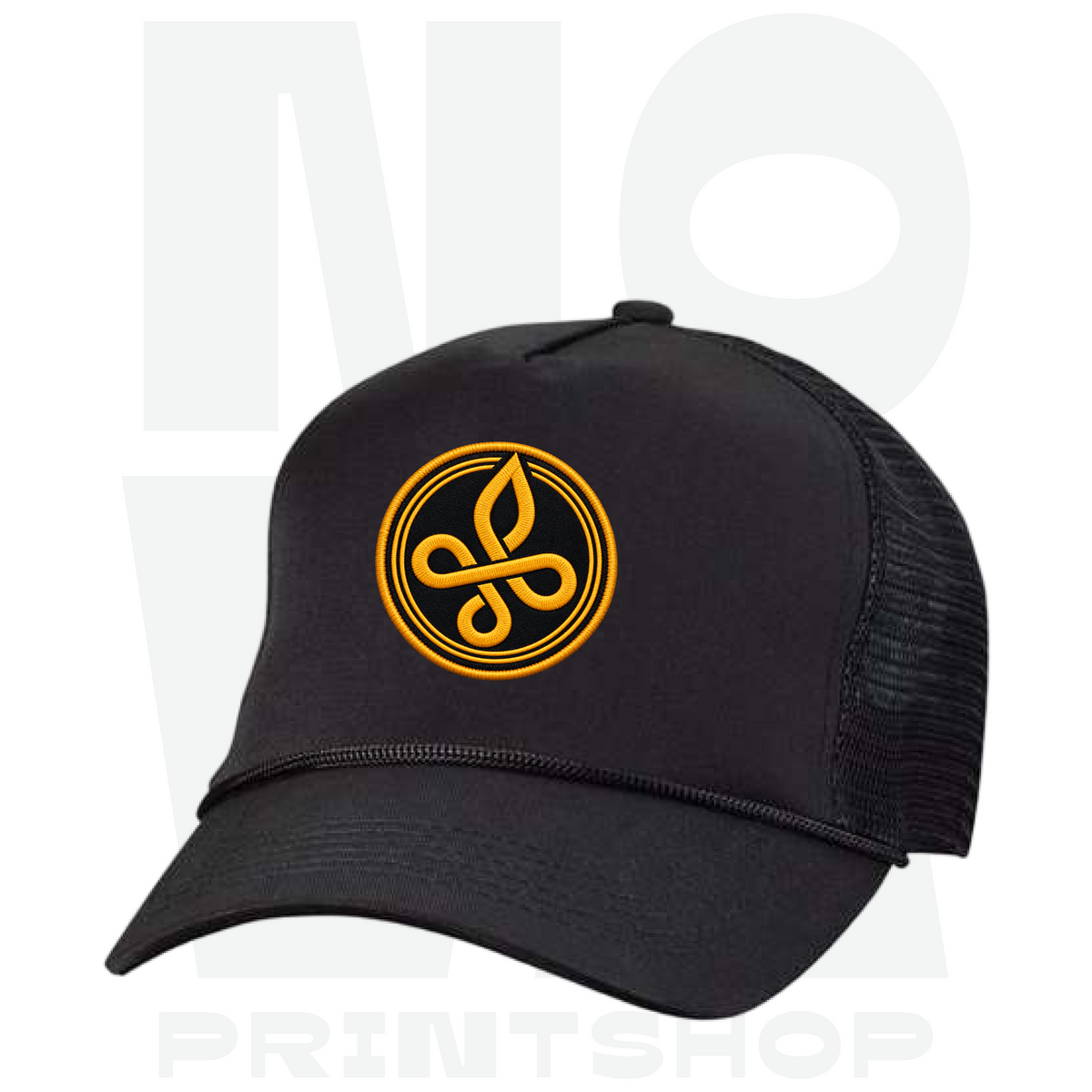 PRCC trucker cap mockup