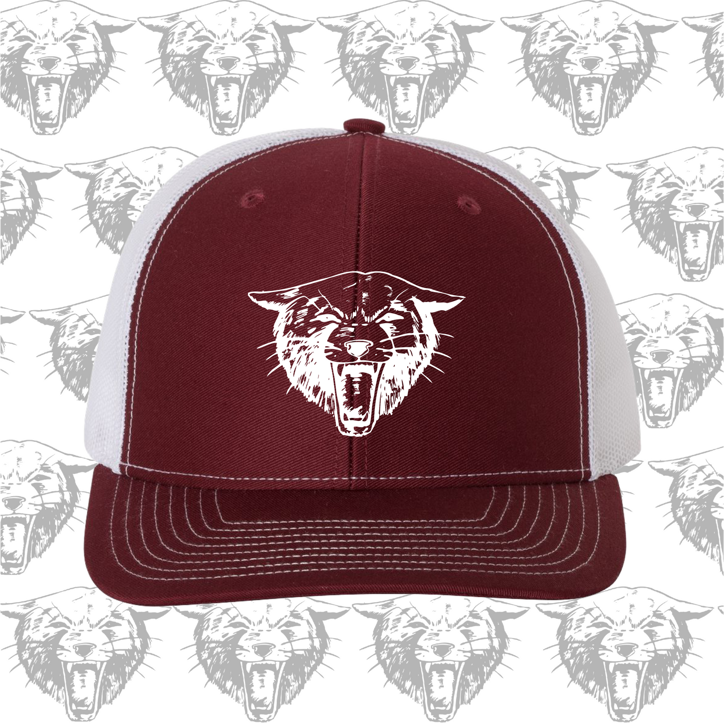 SPIRIT WEAR - Embroidered Bearcat Mascot Hat