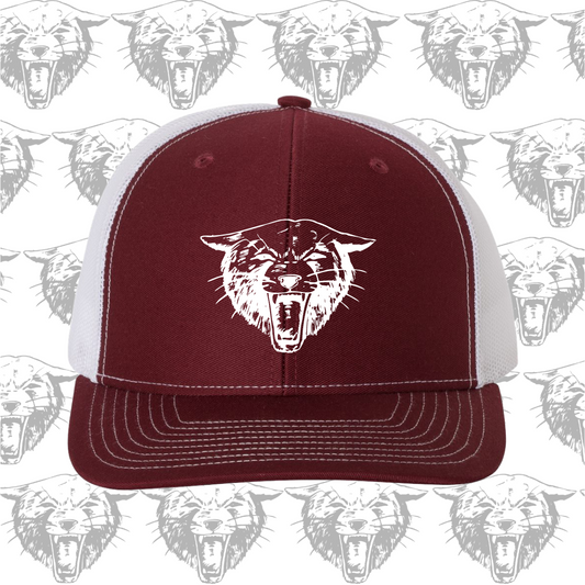 SPIRIT WEAR - Embroidered Bearcat Mascot Hat