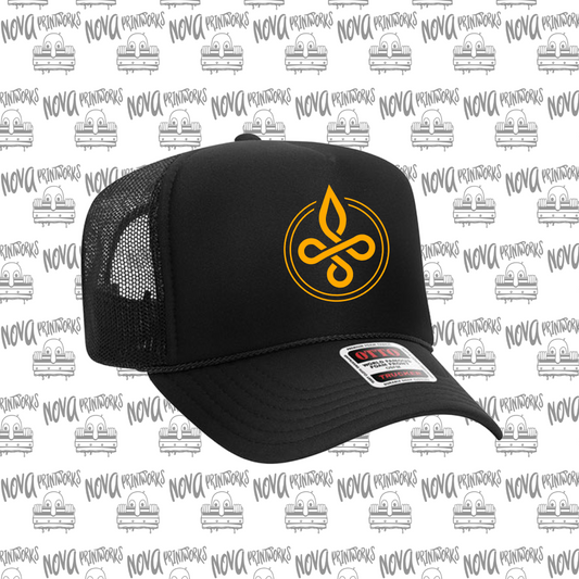 PRCC Black Foam Trucker Hat