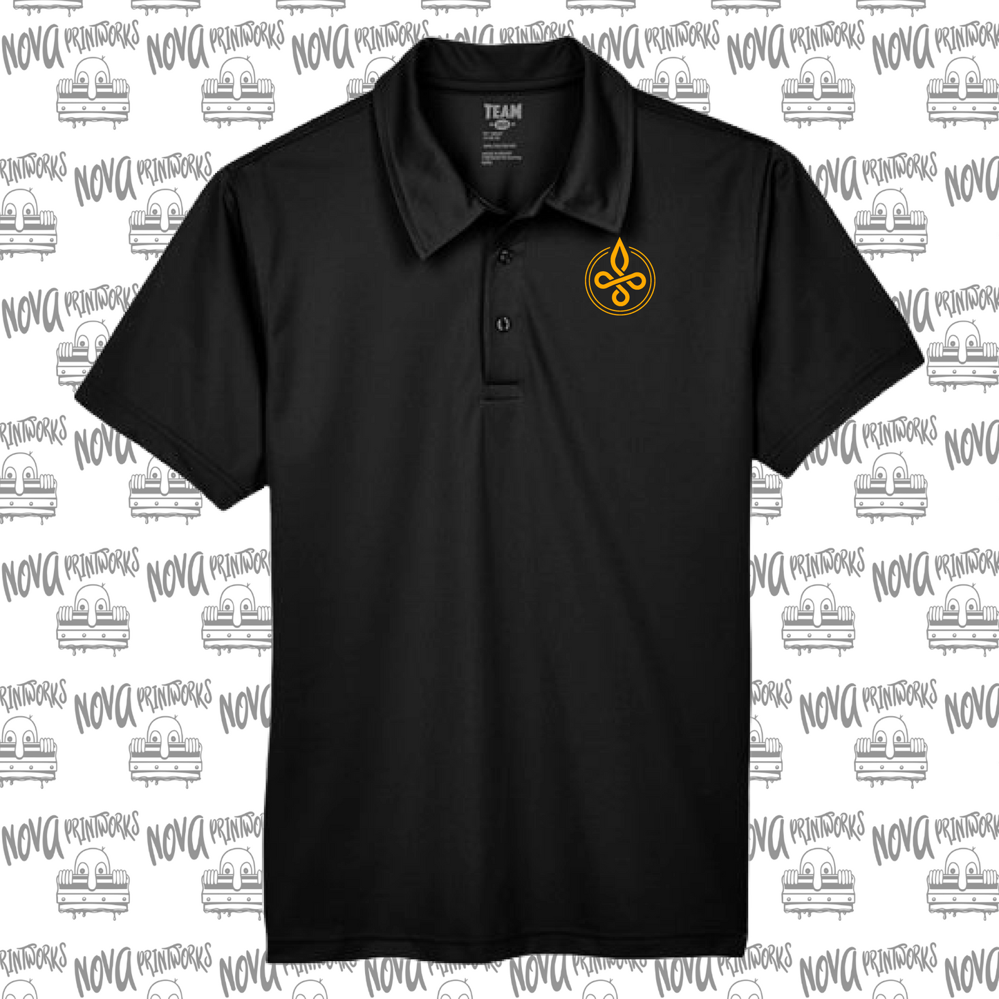 PRCC Black Polo
