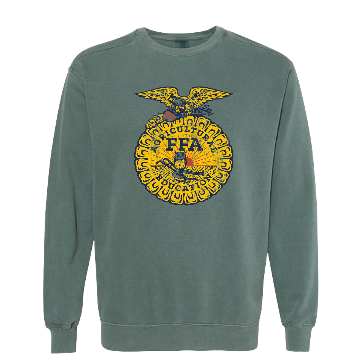 PR FFA Distressed Emblem