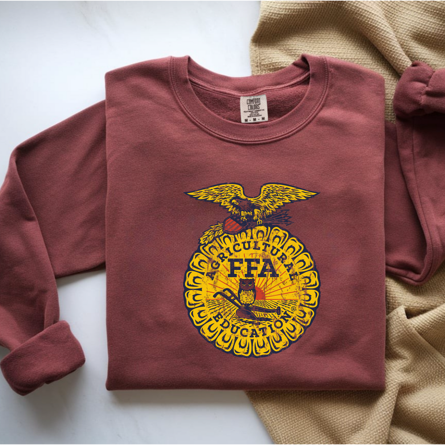 PR FFA Distressed Emblem