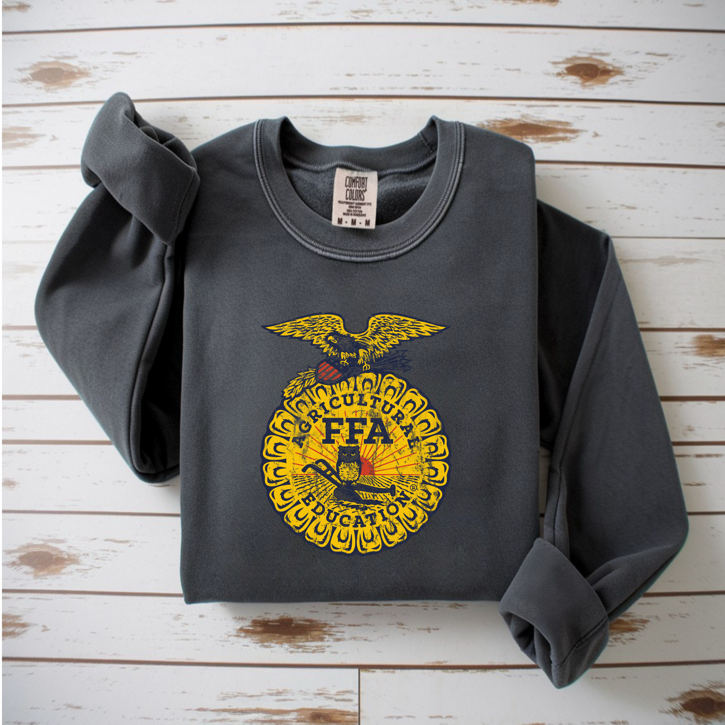 PR FFA Distressed Emblem