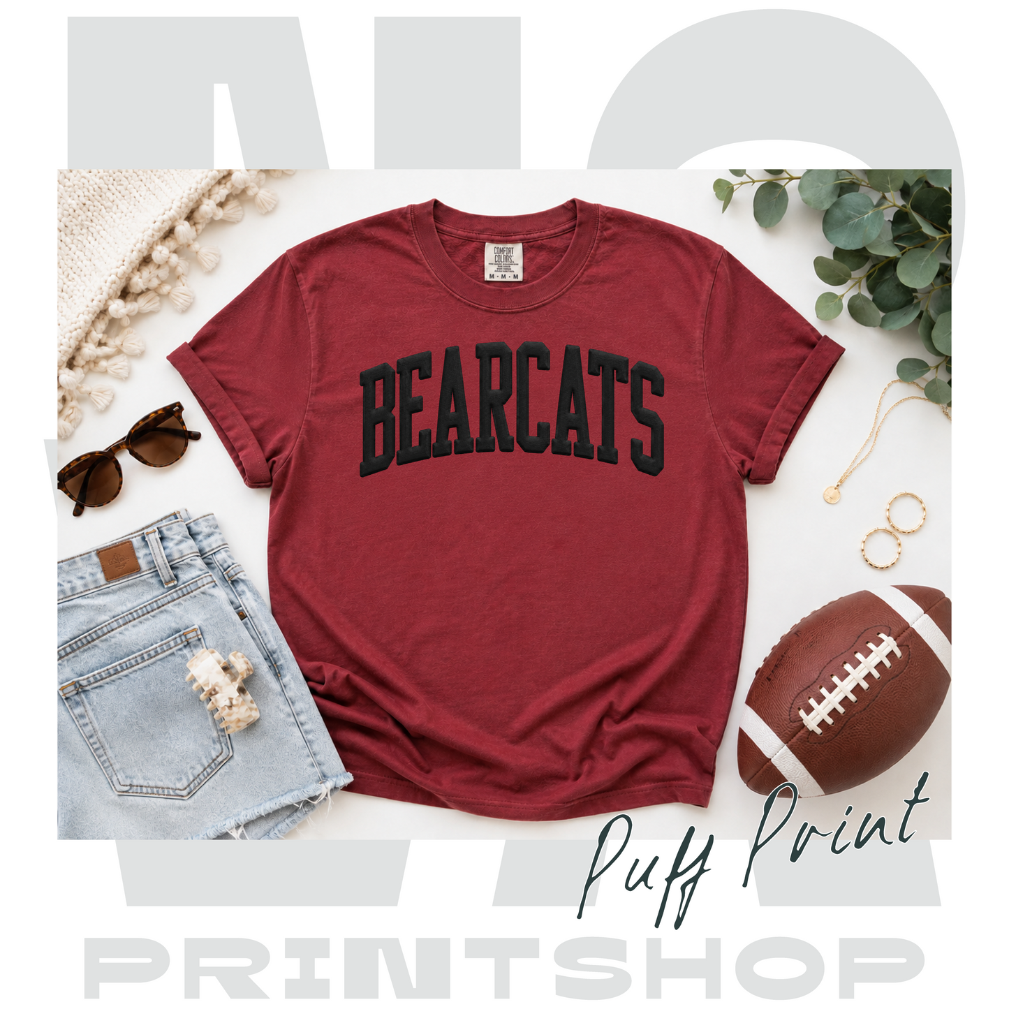 PRHS Football Puff Print