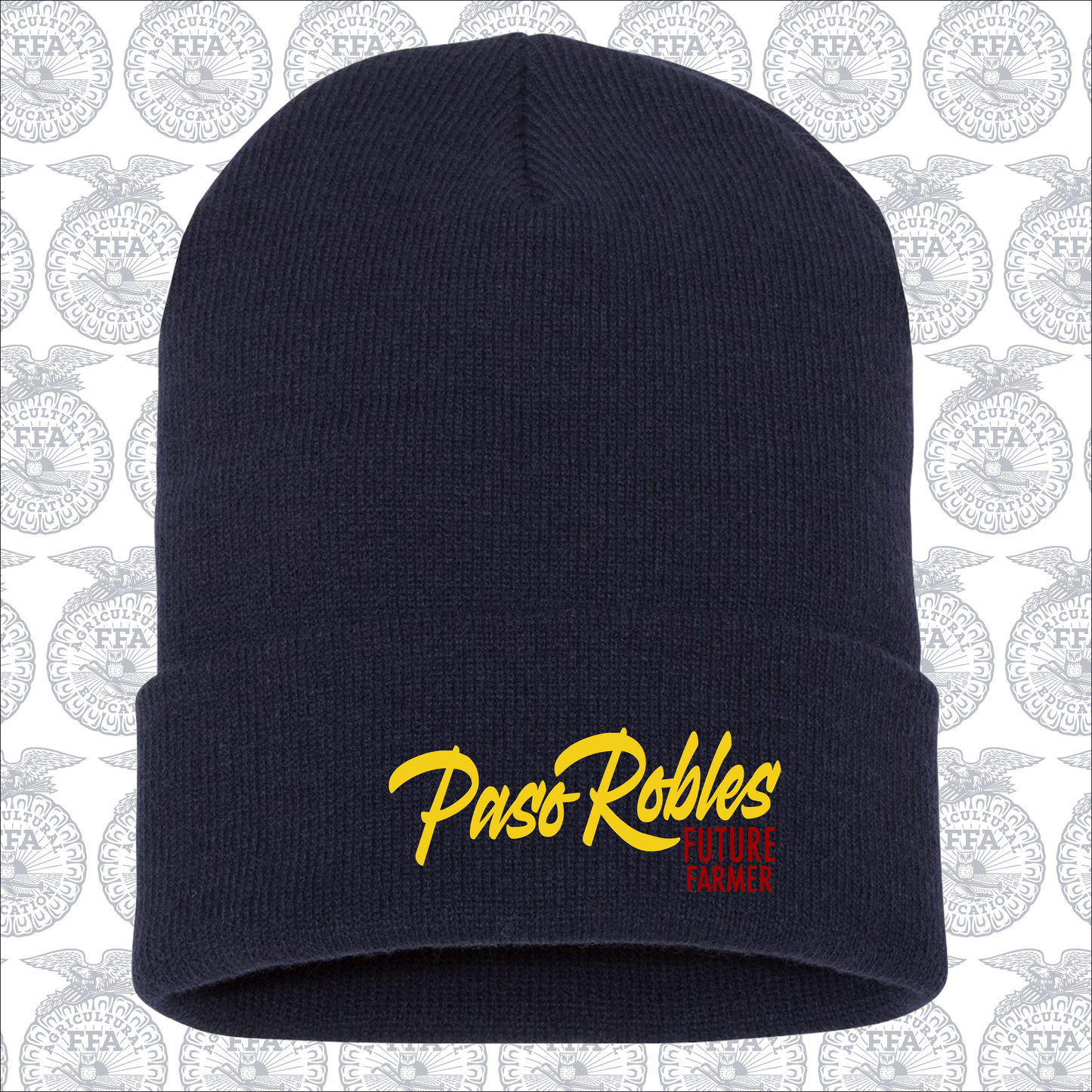 PR FFA Future Farmer Embroidered Beanie
