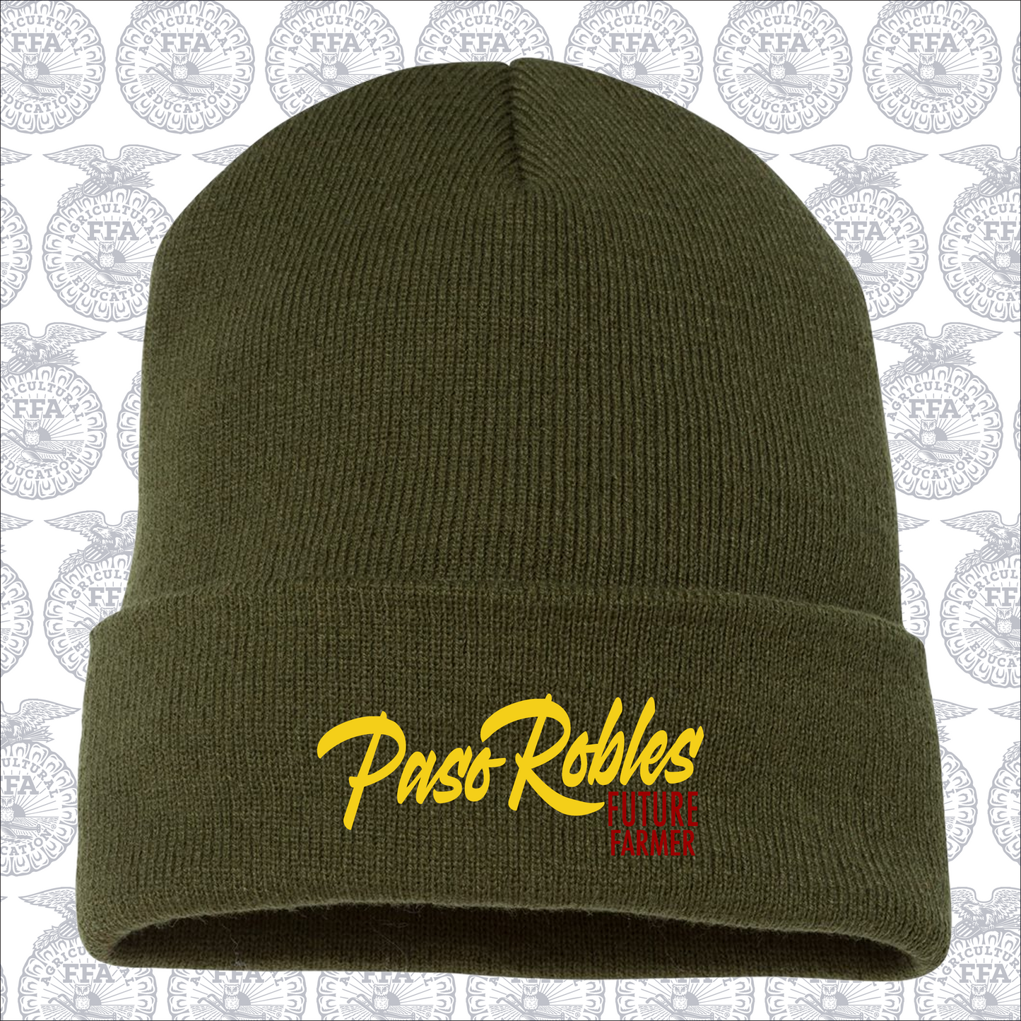 PR FFA Future Farmer Embroidered Beanie