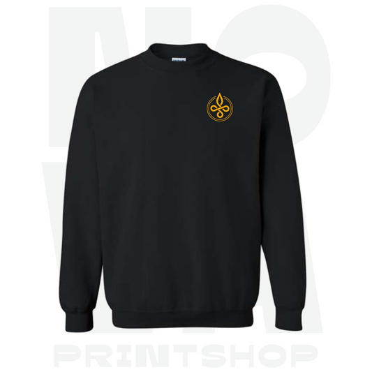 PRCC crewneck left chest mockup